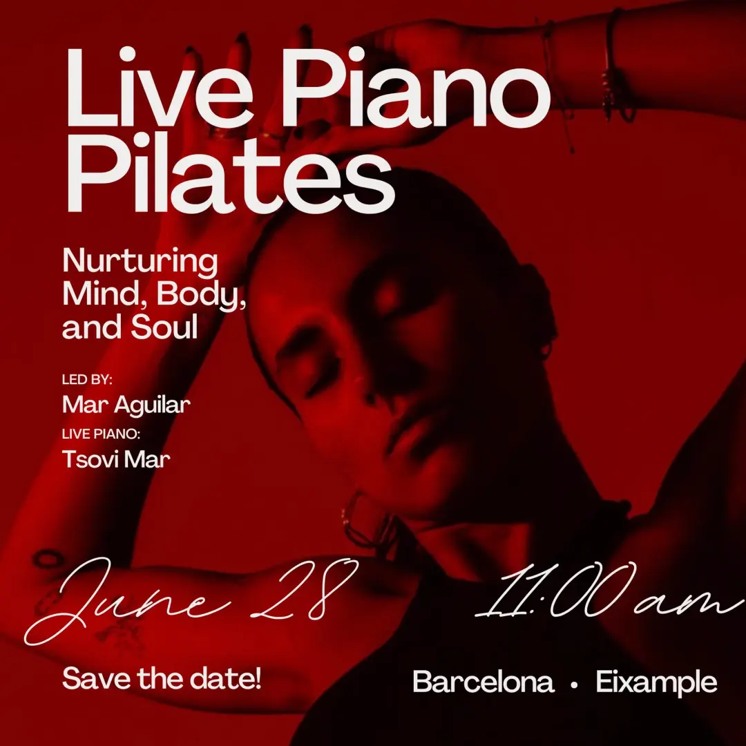 Live Piano Pilates. Sunday Reset in Eixample.