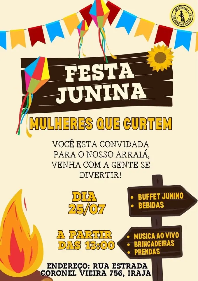 Arraiá DAS MULHERES QUE CURTEM RJ