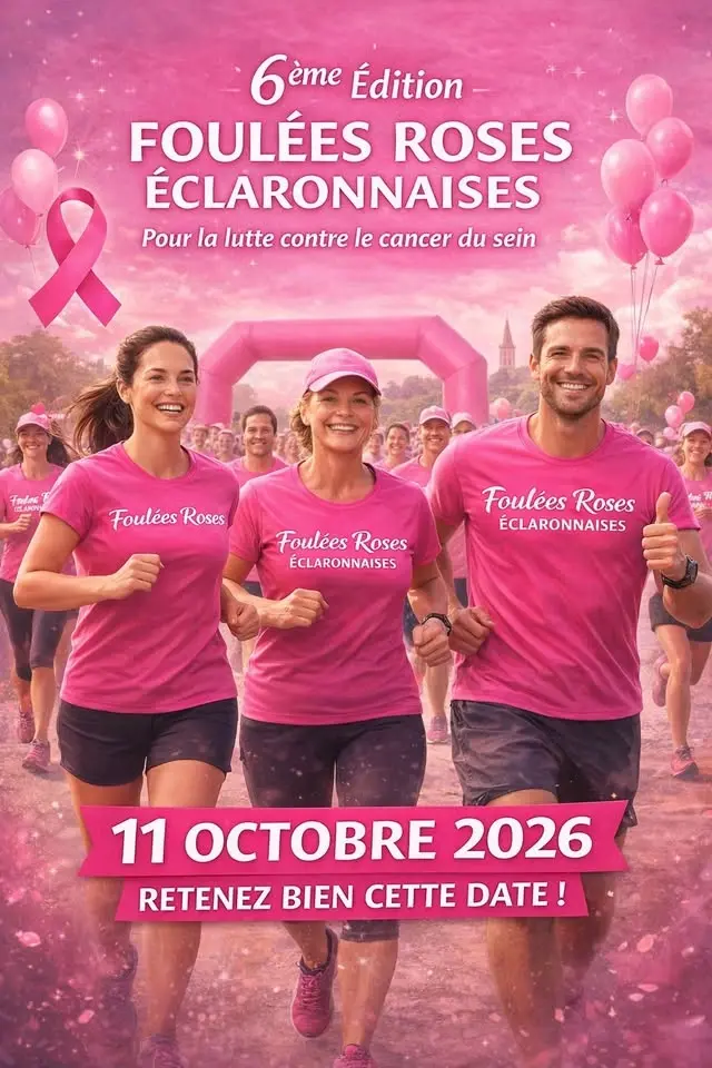 6éme Édition des Foulées Roses Éclaronnaises 