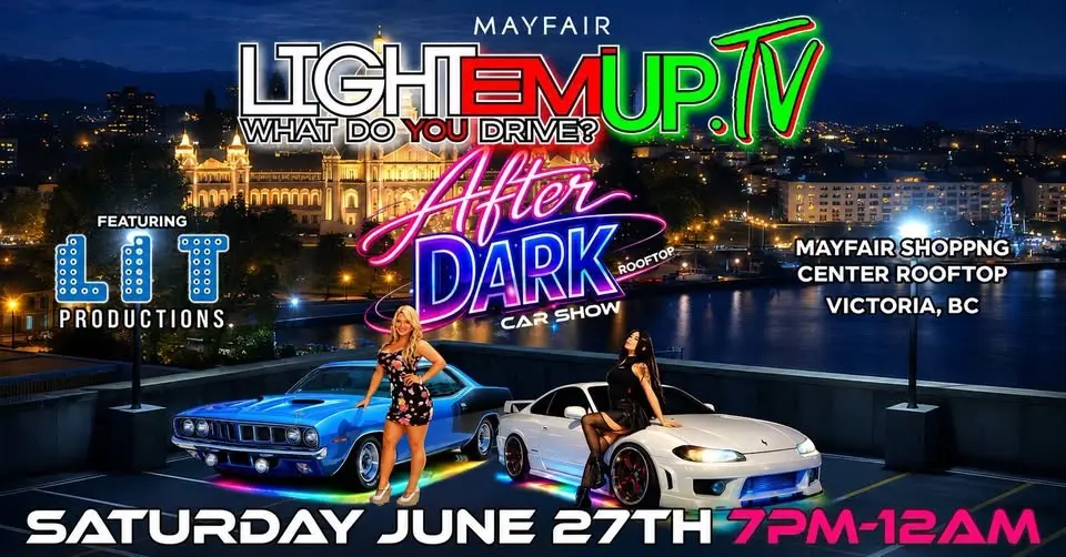 Light 'EmUpTV AFTER DARK Rooftop Car Show