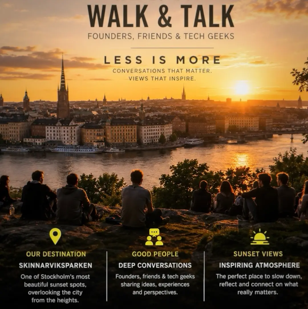 Walk & Talk - Founders, Friends & Tech Geeks