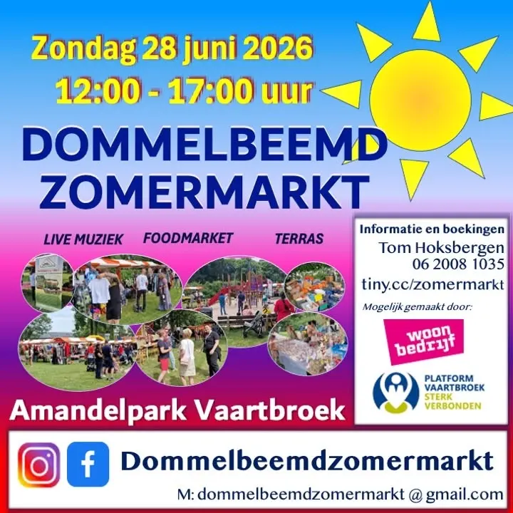 Dommelbeemd Zomermarkt 2026