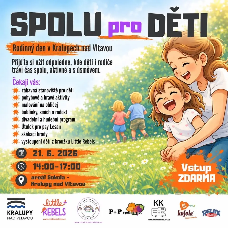 Spolu pro děti - rodinný den v Kralupech nad Vltavou