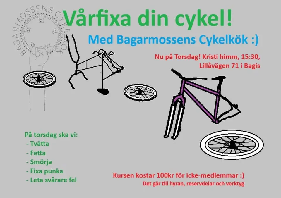 Kurs: Vårfixa din cykel!