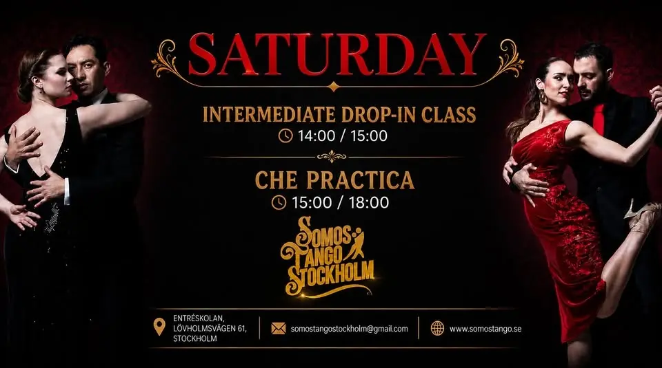 🌟A Full Saturday of Tango: Intermediate Class & CHE Practica🌟