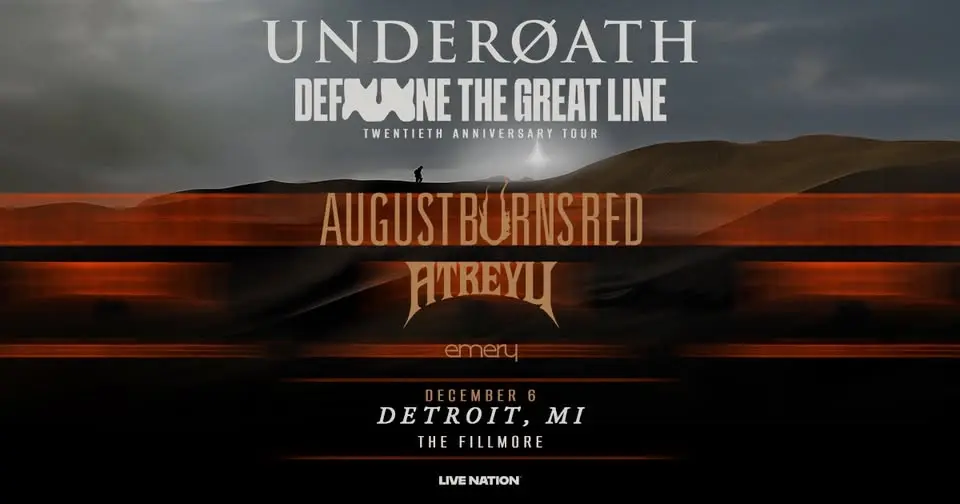 Underoath - Define the Great Line 20th Anniversary Tour