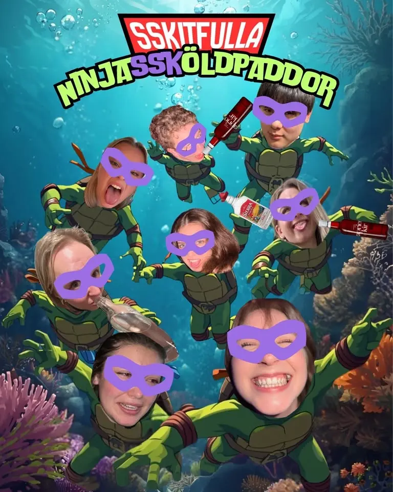HEJA PÅ SSKITFULLA NINJASSKÖLDPADDOR PÅ WIPEOUT!!!💦💦💦