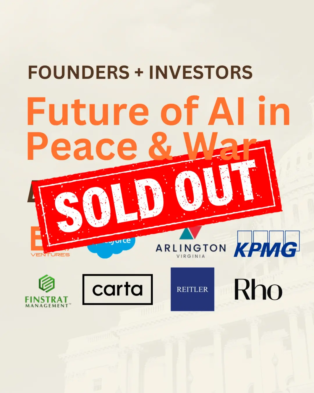 Future of AI in Peace & War (Demo Day)