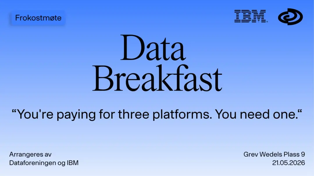 Data Breakfast - You're paying for three platforms. You need one!