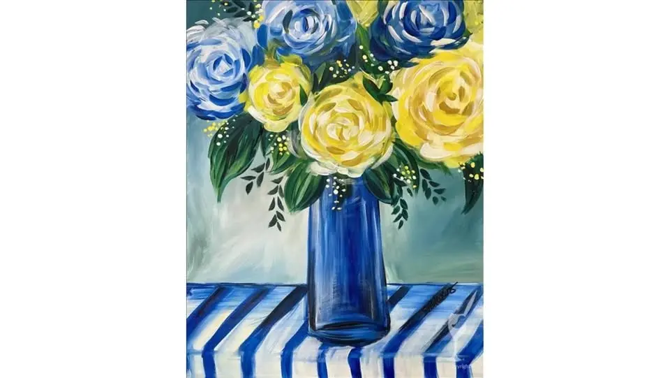 Blue Floral Aesthetic