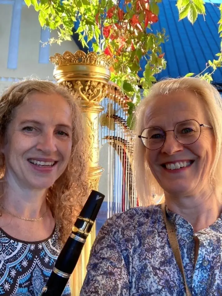 Sommarmusik: Klarinett & harpa
