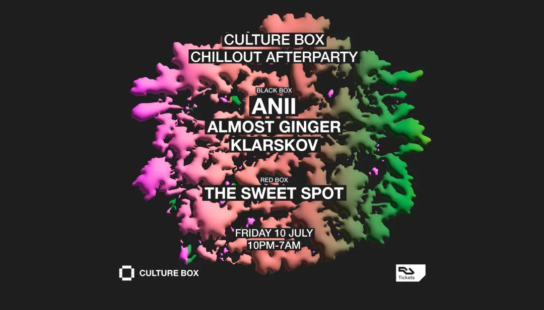 Culture Box Chillout Afterparty: Aja Gulris / Almost Ginger / Klarskov / THE SWEET SPOT