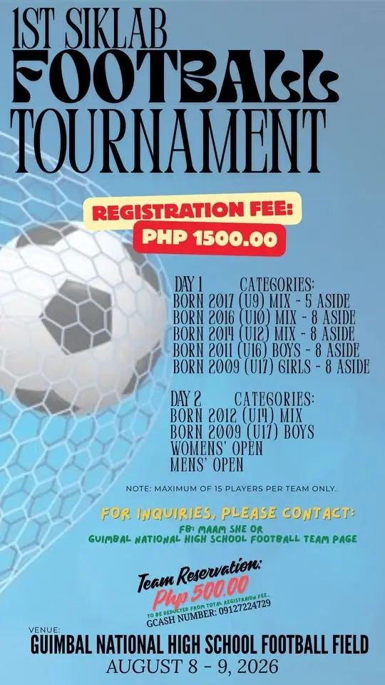 1ST SIKLAB FOOTBALL TOURNAMENT