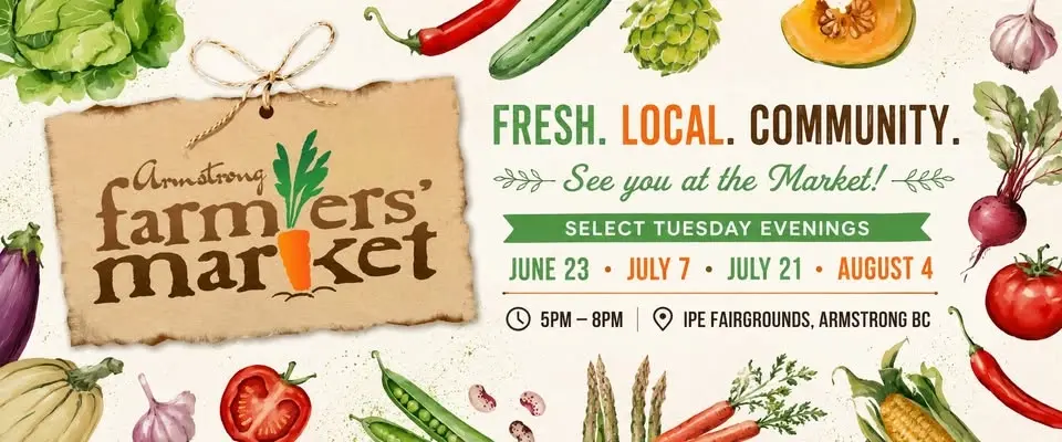π½π₯ NEW! Armstrong Farmers' Market β Tuesday Evenings!