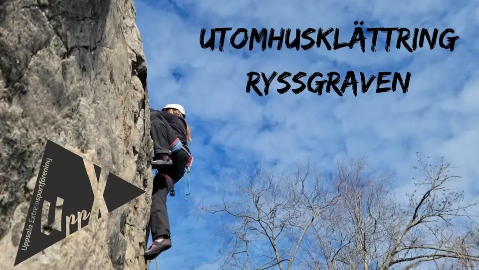 Utomhusklättring vid Ryssgraven