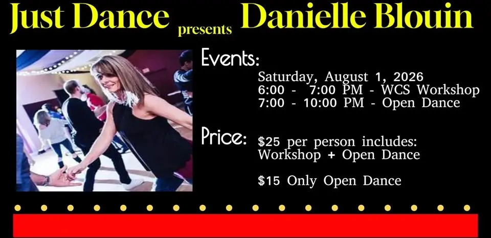 Just Dance presents...West Coast Swing Workshop & Open WCS & Ballroom Dance