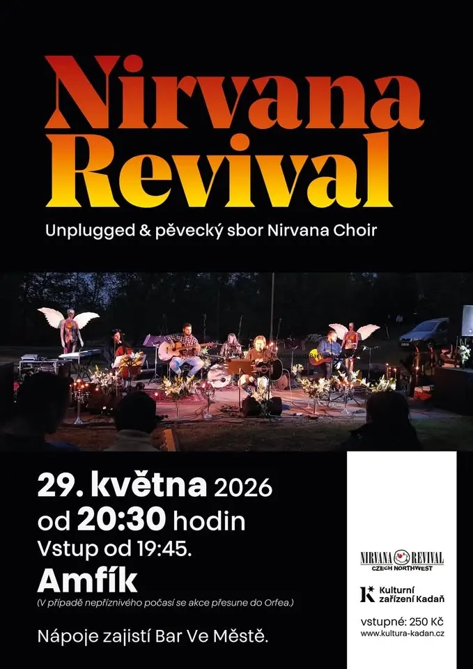 Nirvana Revival Unplugged / Kadaň / 29. 5. 2026