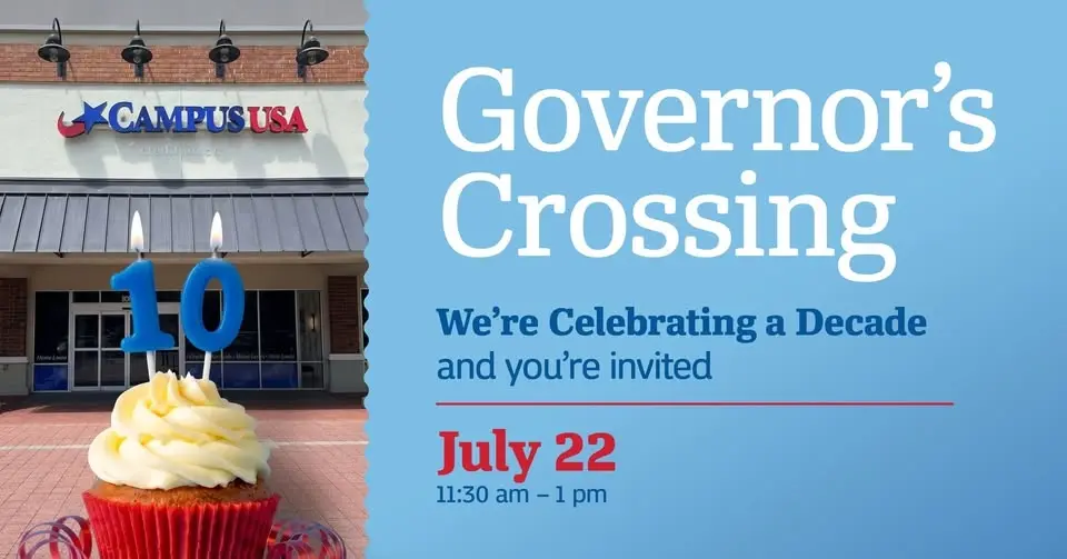 Governor's Crossing Service Center is Celebrating a Decade!