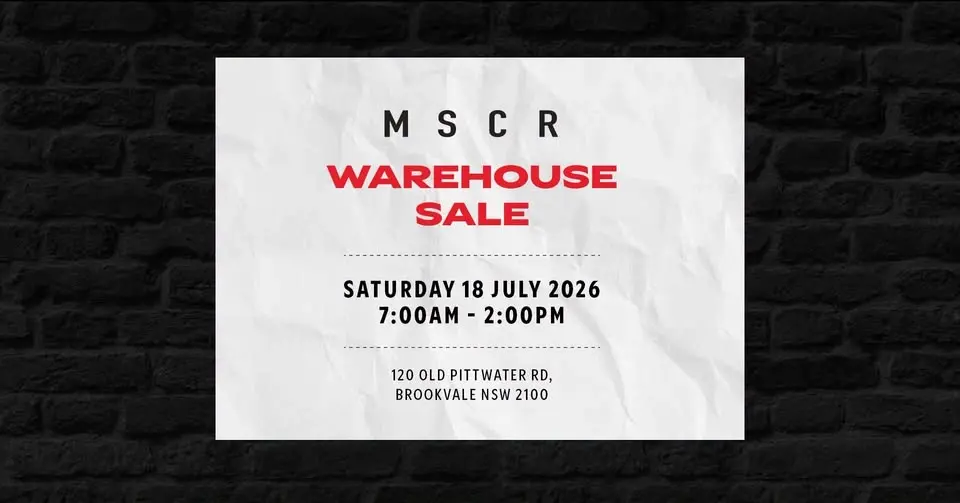 Muscle Republic Sydney Warehouse Sale! 