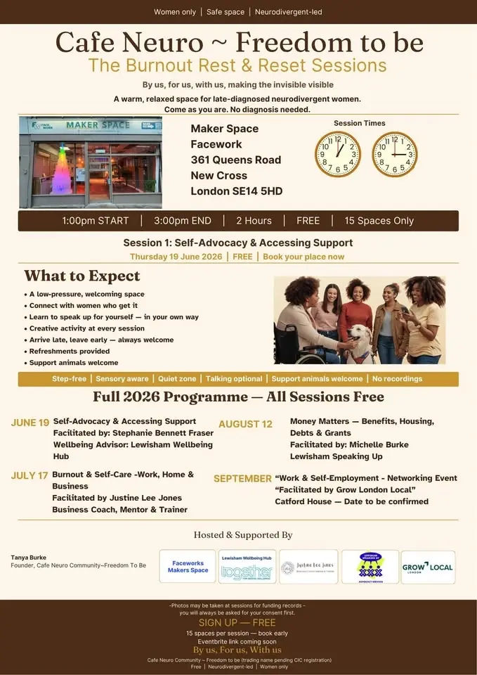Cafe Neuro~Freedom To Be The Burnout Rest & Reset Sessions