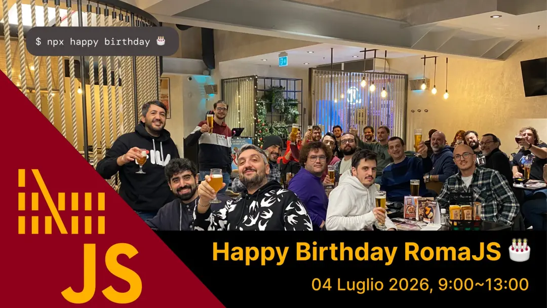 Complemeetup 🎂 | RomaJS