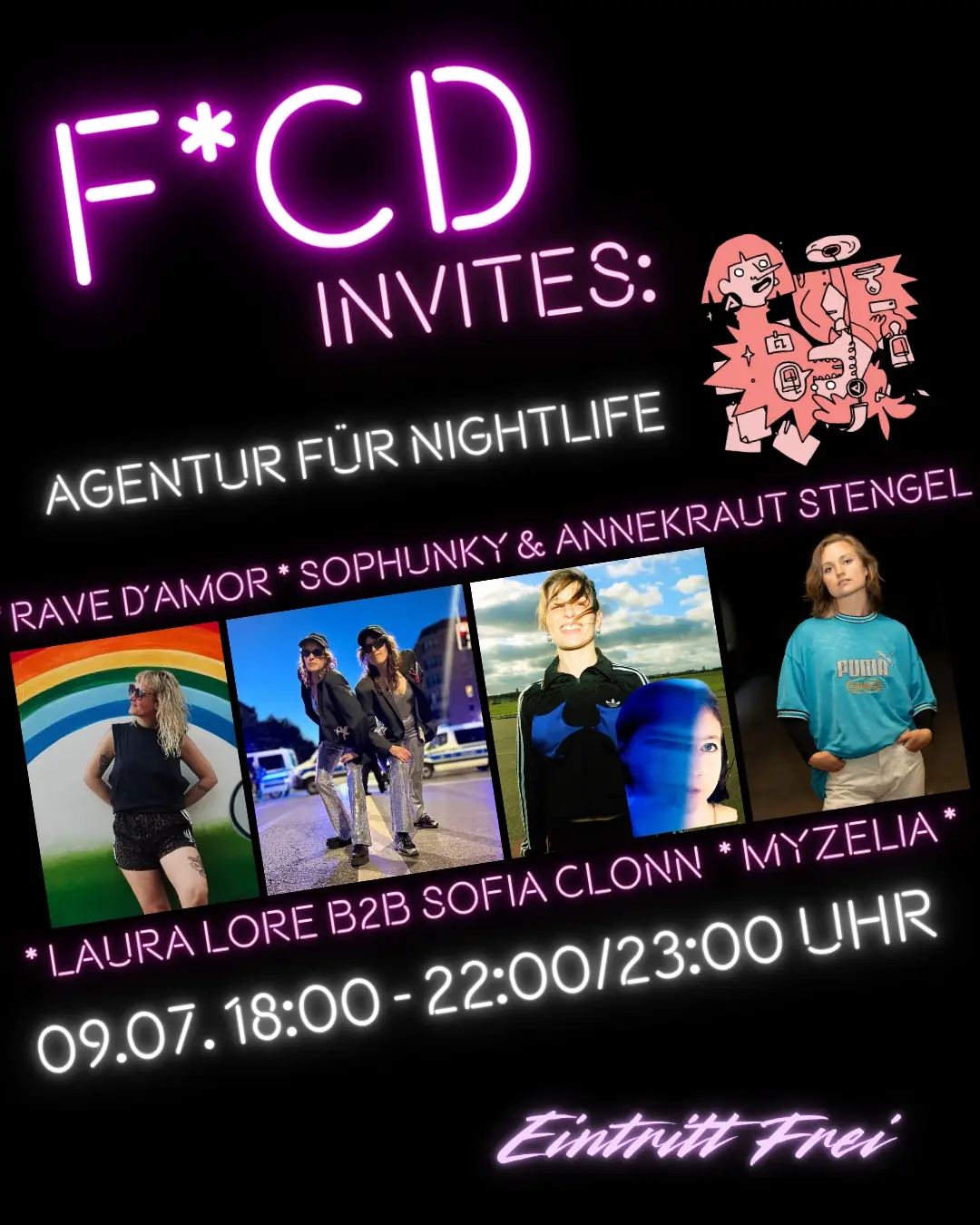 ://Sektgarten: FLINTA* CLUB DECK invites AGENTUR FÜR NIGHTLIFE