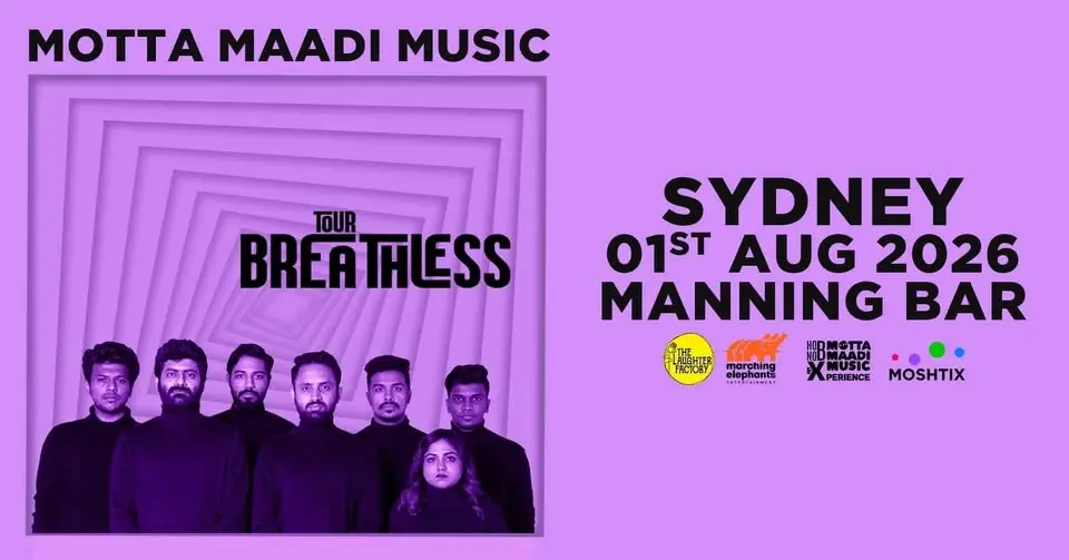 Breathless Tour- Motta Maadi Music Live Sydney