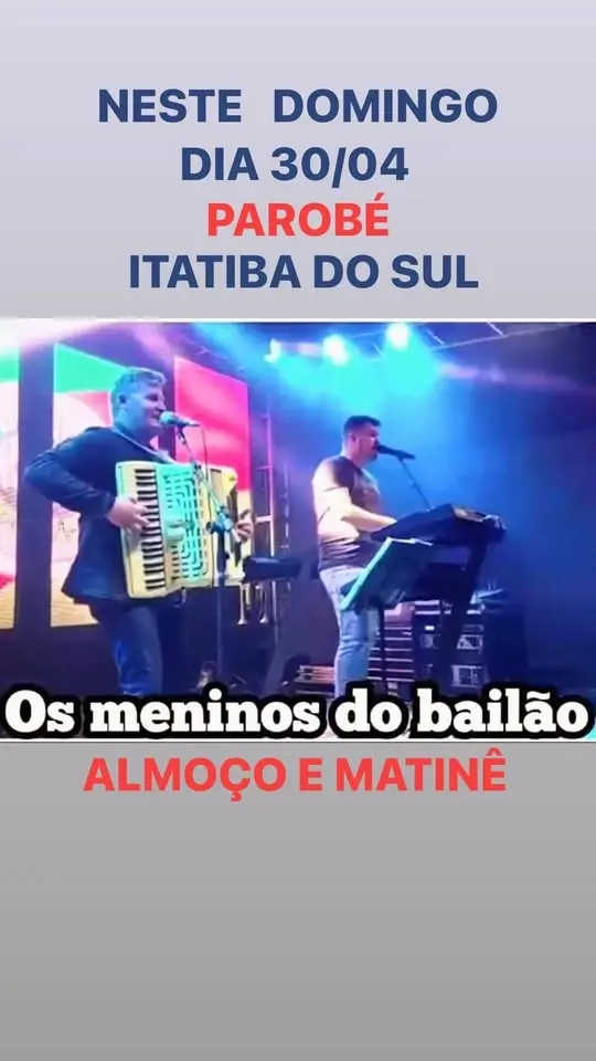 Almoço e Matine
