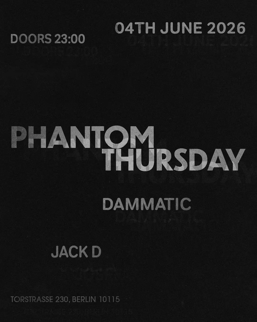 PHANTOM THURSDAY