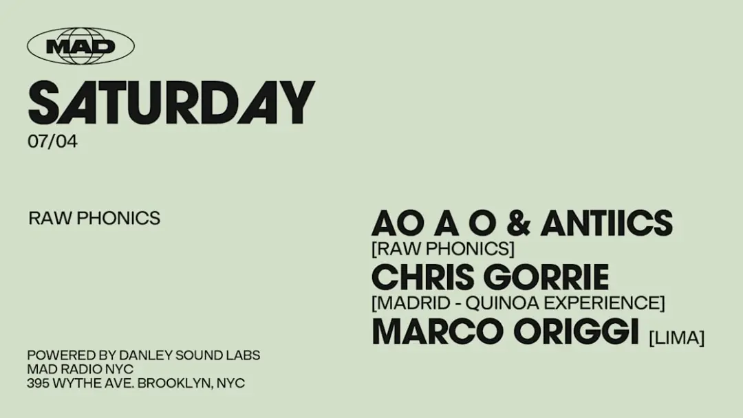 Raw Phonics: Ao A O & Antiics / Chris Gorrie / Marco Origgi