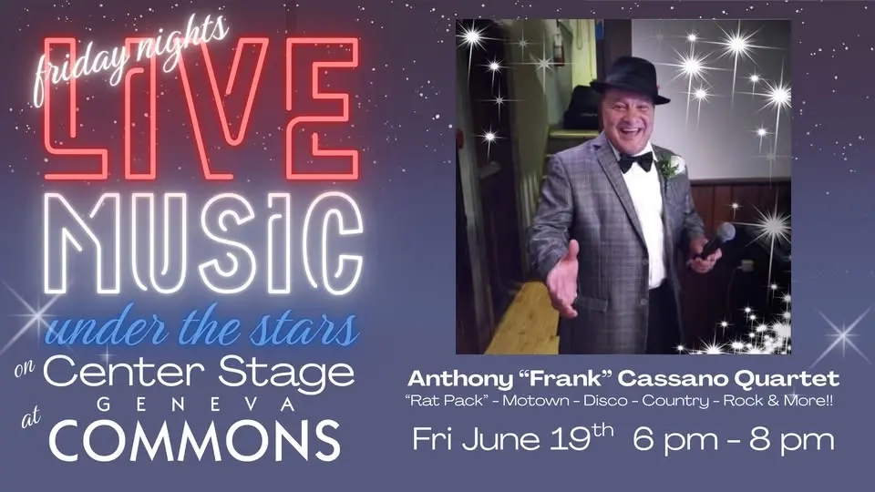 Live Music Fridays at Geneva Commons - Featuring Anthony "Frank" Cassano Quartet