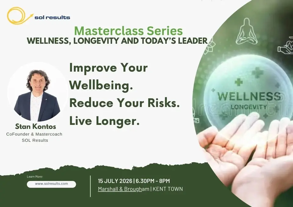 Masterclass Series | Wellness, Longevity and Today’s Leader