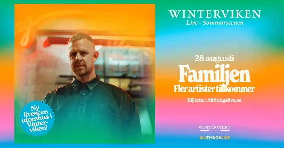 28/8 Familjen + fler artister tillkommer (Winterviken Live)