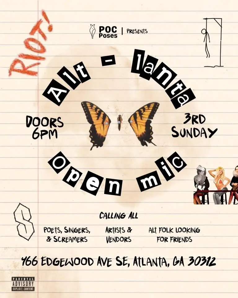 ALT- Lanta- Live Music & Poetry Open Mic
