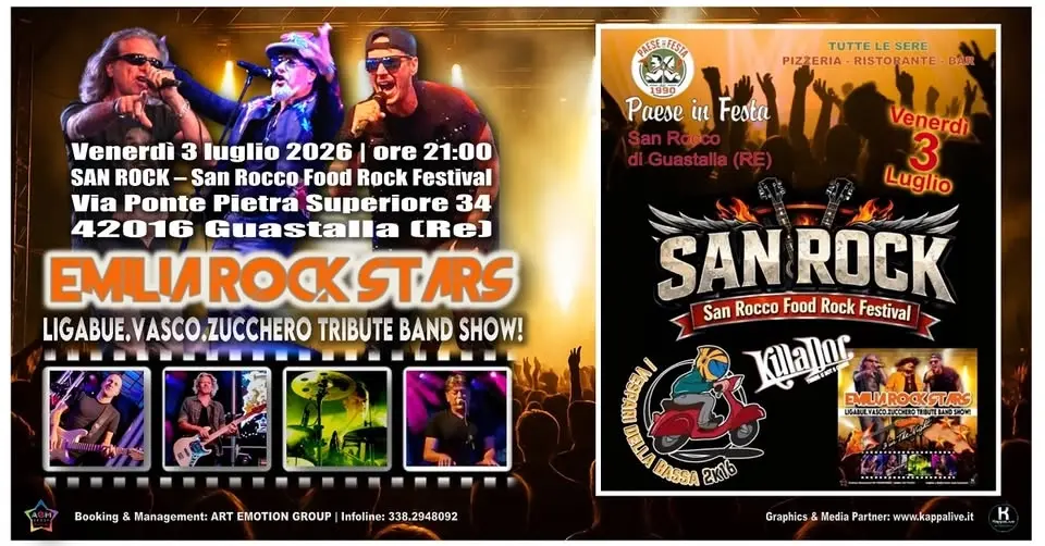 EMILIA ROCK STARS Live @ S.Rocco di Guastalla (Re) | 03 07 2026