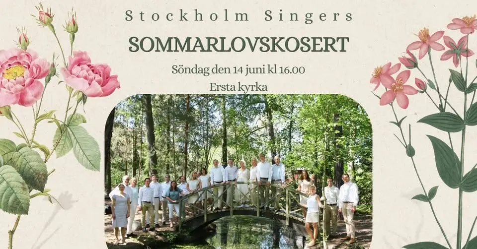 Sommarlovskonsert med Stockholm Singers