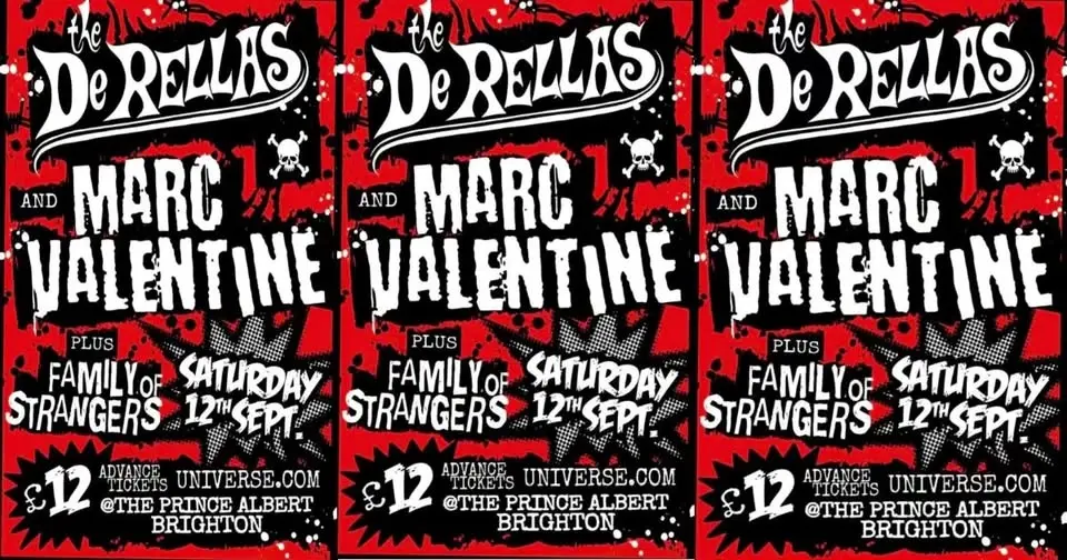 The DeRellas + Marc Valentine + Family of Strangers