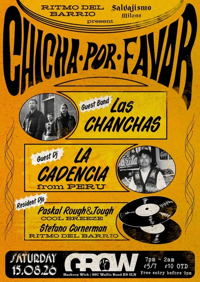 CHICHA POR FAVOR w/ Las Chanchas (Live) & La Cadencia (Peru)