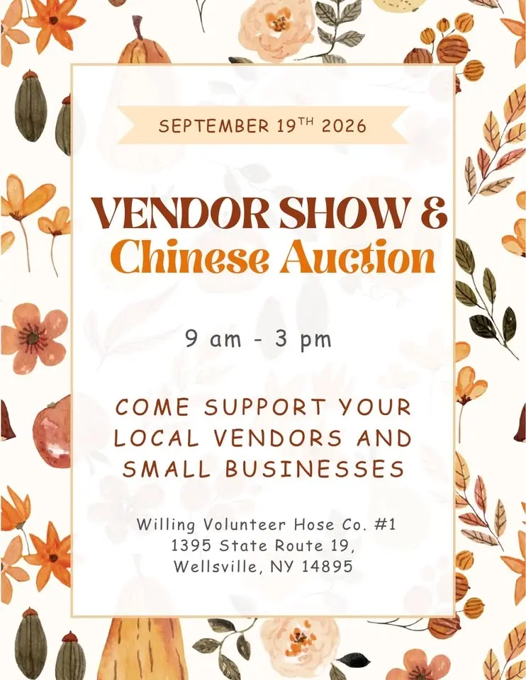 Fall Vendor Show & Chinese Auction