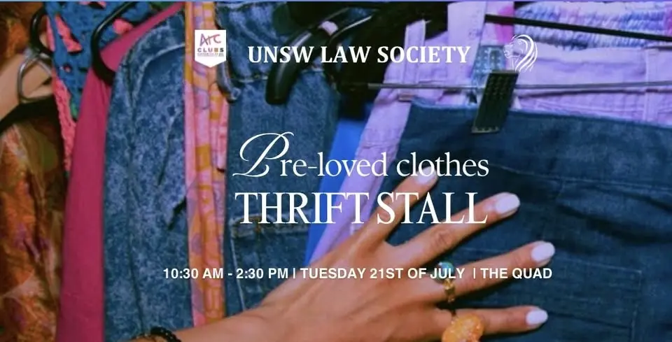 Pre-loved Clothing Thrift Stall