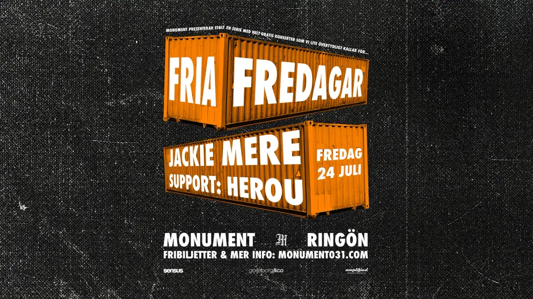 FRIA FREDAGAR: Jackie Mere + Herou 24/7