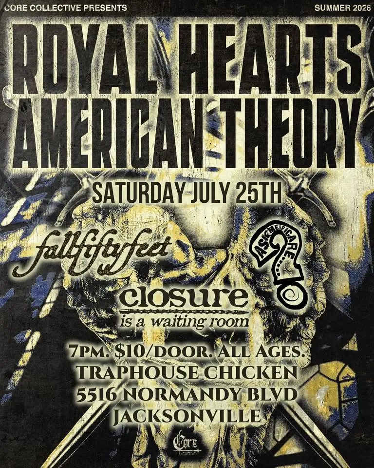 Royal Hearts x American Theory w/ Fallfiftyfeet, Closure is a Waiting Room, Askmeificare