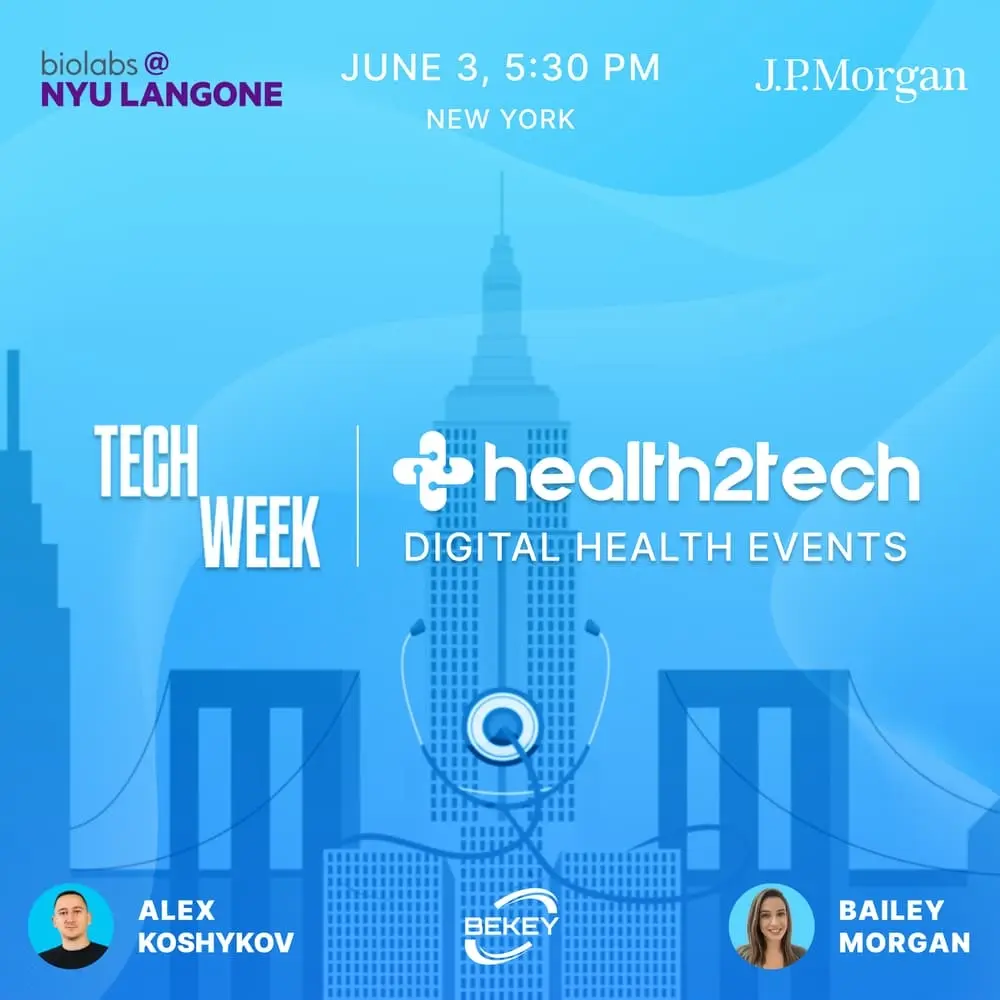 Health2Tech TECH WEEK NYC, June 3 2026