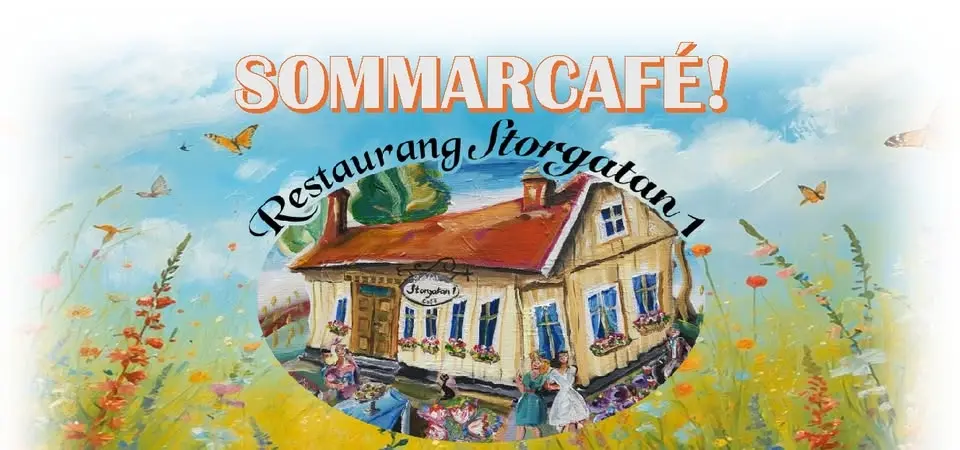 Sommarcafé på Storgatan 1