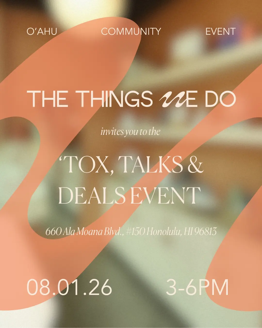 'Tox, Talks & Deals Event