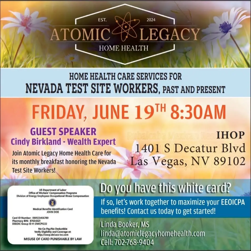Las Vegas Breakfast for NTS Workers and NTS Retirees