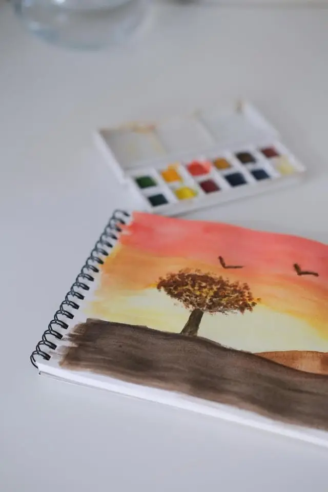 Desert Sunset: Cactus Silhouettes (Paint and Sip)