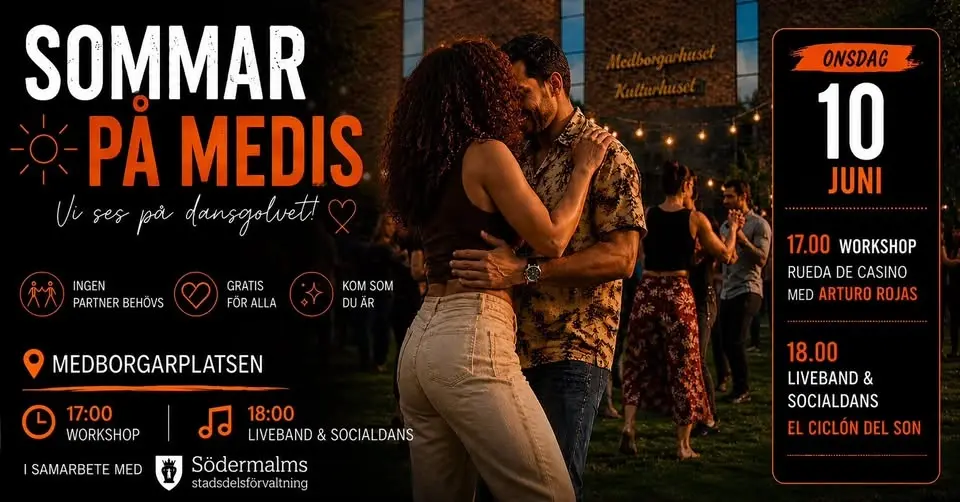 🌞 Premiär: Sommar på Medis - Live! Salsa med El Ciclón del Son💃🎶