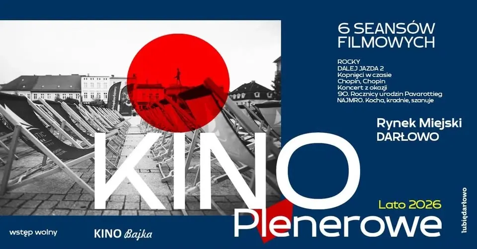 LETNIE KINO PLENEROWE - DARŁOWO 2026 