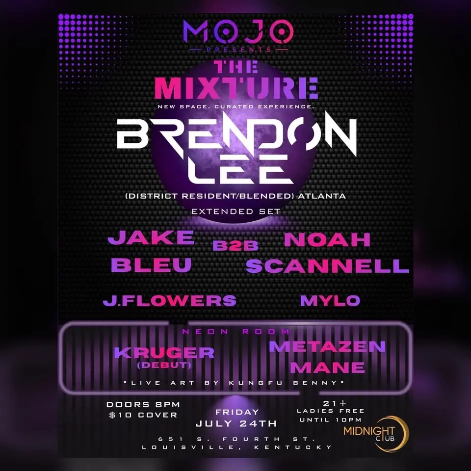 MOJO Presents: The Mixture w/ Brendon Lee